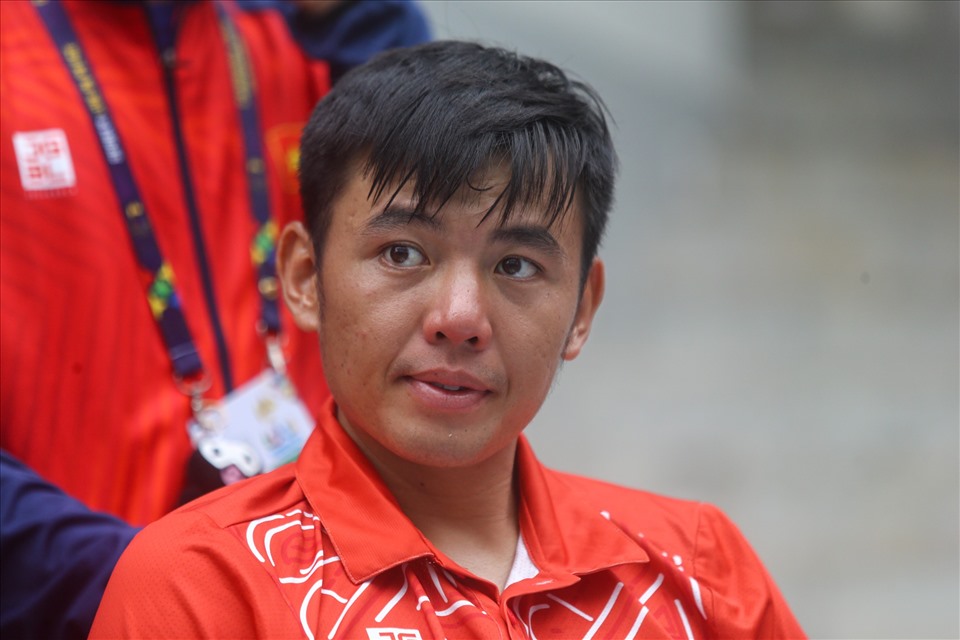 Lý Hoàng Nam không thể bảo vệ thành công tấm huy chương vàng nội dung đơn nam tại SEA Games. Ảnh: Thanh Vũ