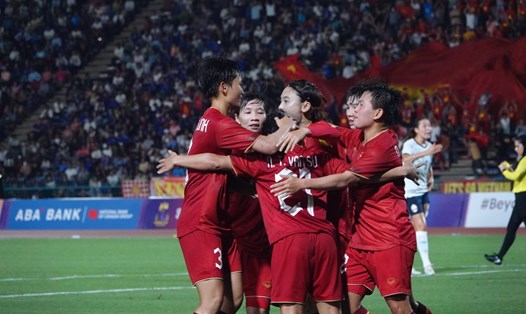Đội tuyển bóng đá nữ Việt Nam đã kết thúc hành trình tại SEA Games 32. Ảnh: Nguyễn Đăng