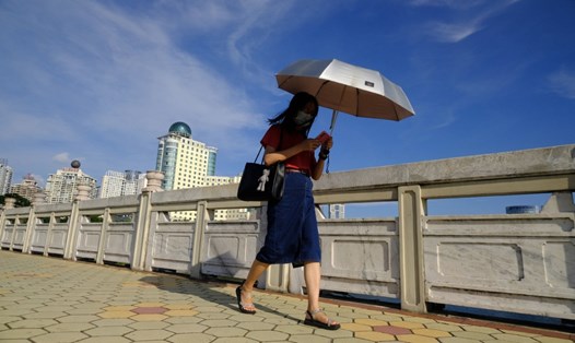 Trung Quốc vào đợt nắng nóng đầu tiên trong năm 2023 trong bối cảnh El Nino được dự báo sẽ xuất hiện gây ra nhiều hiện tượng thời tiết cực đoan trên toàn cầu. Ảnh: Xinhua