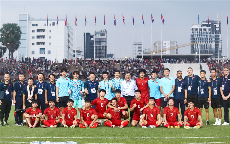 VFF thưởng nóng U22 Việt Nam sau tấm huy chương đồng SEA Games 32