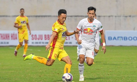 Hoàng Anh Gia Lai vs Thanh Hóa sẽ mở màn cho vòng 8 Night Wolf V.League 2023. Ảnh: VPF