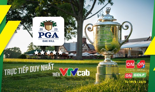 PGA Championship 2023 sẽ được trực tiếp duy nhất trên kênh truyền hình ON Golf của VTVcab. Ảnh Linh Hương