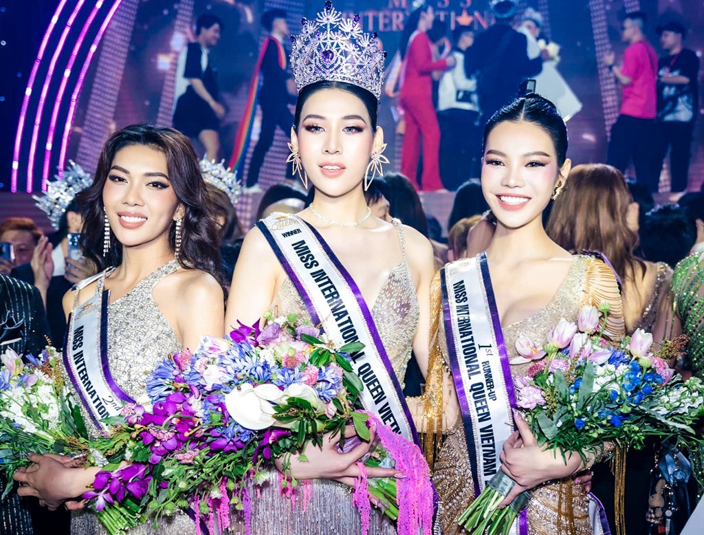 Top 3 Đại sứ hoàn mỹ 2023. Ảnh: Ban tổ chức.