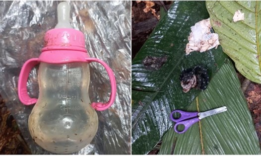 Các vật dụng được giới chức Colombia tìm thấy trong quá trình tìm kiếm 4 trẻ mất tích trong rừng rậm Amazon. Ảnh: Colombian Civil Aviation Authority