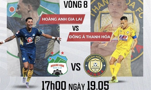 Hoàng Anh Gia Lai tiếp đón Thanh Hoá tại vòng 8 V.League 2023. Ảnh: FPT Play