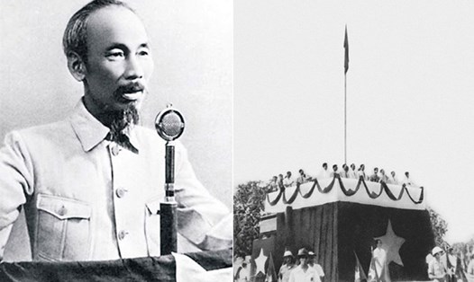 Ngày 2.9.1945, tại Quảng trường Ba Đình, Hà Nội, Chủ tịch Hồ Chí Minh đọc Tuyên ngôn Độc lập, khai sinh ra nước Việt Nam Dân chủ Cộng hòa, mở ra kỷ nguyên mới cho lịch sử dân tộc. Ảnh tư liệu