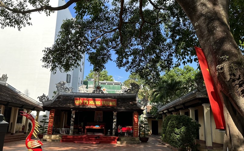 Một góc Đình Lạc Giao ở trên Tây Nguyên. Ảnh: Phan Tuấn