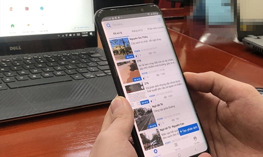 Người dân sử dụng app phản ánh, kiến nghị tỉnh Bắc Ninh. Ảnh: Trần Tuấn