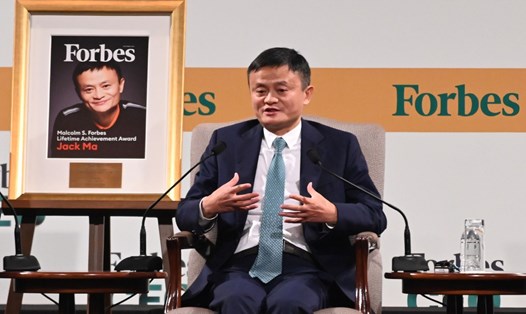 Tỉ phú Jack Ma - nhà đồng sáng lập Alibaba. Ảnh: AFP