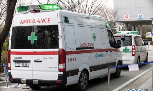 Xe cấp cứu ở Seoul, Hàn Quốc. Ảnh minh hoạ. Ảnh: Xinhua