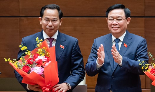 Bí thư Thành ủy Cần Thơ Lê Quang Mạnh được Quốc hội bầu làm chủ nhiệm Ủy ban Tài chính - Ngân sách của Quốc hội. Ảnh Phạm Thắng