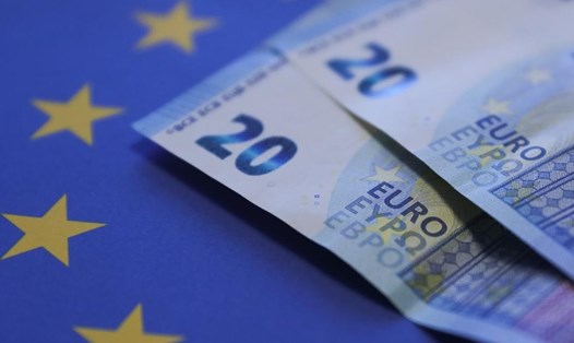 Tỉ lệ đồng euro sử dụng trong thanh toán quốc tế giảm trong tháng 4. Ảnh: Xinhua