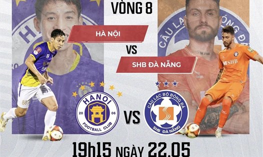 Câu lạc bộ Hà Nội chạm trán Đà Nẵng tại vòng 8 V.League 2023. Ảnh: FPT Play