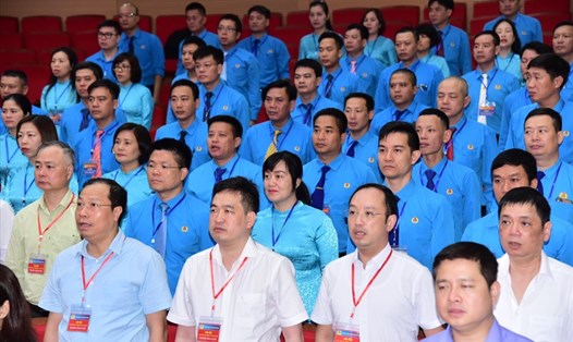 Đại hội Công đoàn Tổng Công ty vận tải Hà Nội lần thứ IV là diễn đàn để người lao động thể hiện ý chí quyết tâm. Ảnh: CĐCTCS