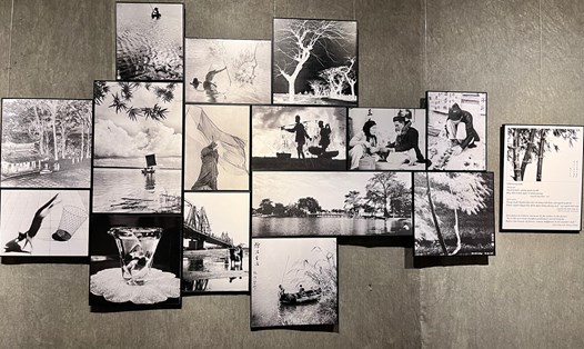 Một số tác phẩm của nhà nhiếp ảnh Nguyễn Duy Kiên trong triển lãm “Hà Nội một thành phố trong nhiếp ảnh” trong khuôn khổ Photo Hanoi’23. Ảnh: Việt Văn