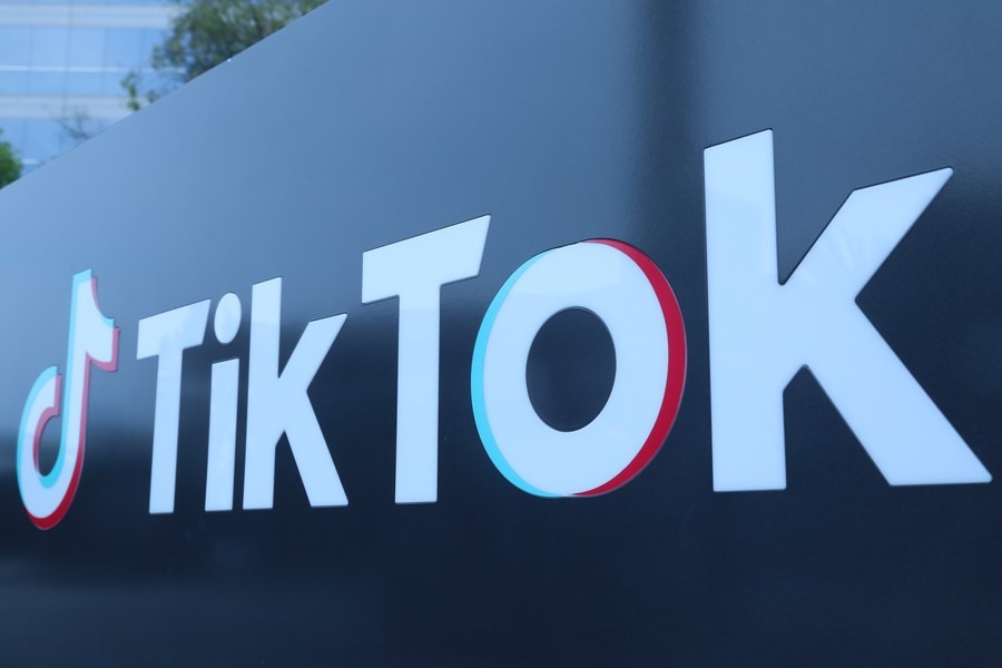 Logo TikTok. Ảnh: Xinhua