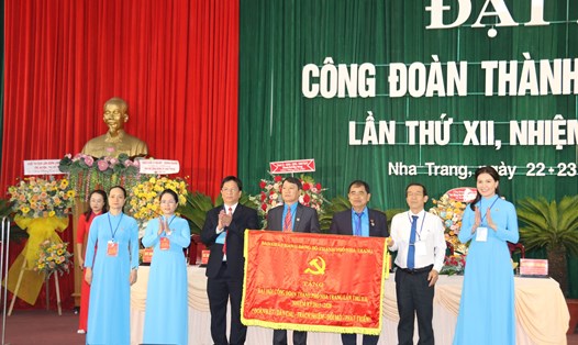Liên đoàn Lao động TP. Nha Trang (Khánh Hòa) tổ chức Đại hội Công đoàn lần thứ XII, nhiệm kì 2023-2028. Ảnh: Phương Linh
