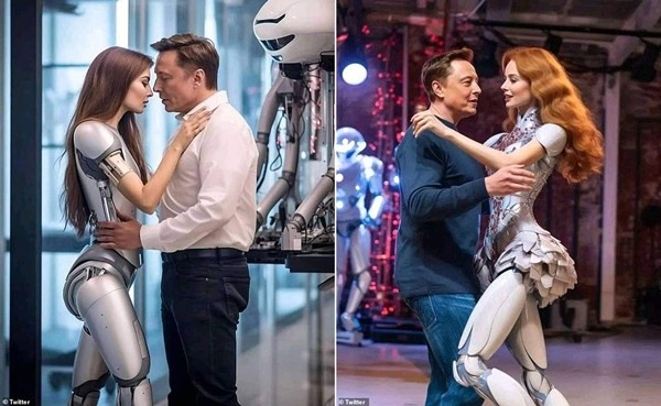 Thực hư chuyện tỉ phú Elon Musk hôn robot biểu tượng cho người vợ hoàn hảo