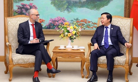 Phó Thủ tướng Trần Hồng Hà khẳng định Việt Nam hết sức coi trọng, đánh giá cao mối quan hệ hợp tác hữu nghị với Canada. Ảnh: VGP