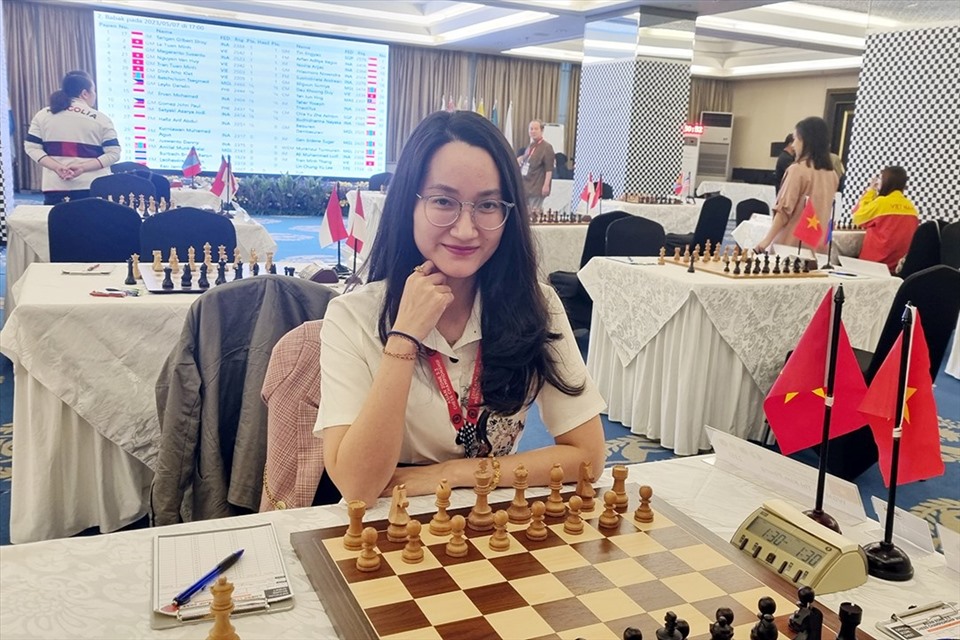 Đại kiện tướng Võ Thị Kim Phụng sẽ tham gia thi đấu cho đoàn Bà Rịa - Vũng Tàu, đối đầu cùng các kì thủ mạnh trong giải vô địch Cờ vua các câu lạc bộ quốc gia sắp tới. Ảnh: Sở VHTT