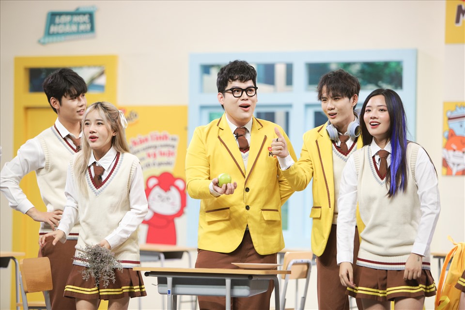 Tình tiết trong chương trình  Lớp học hoàn mỹ. Ảnh: Bee