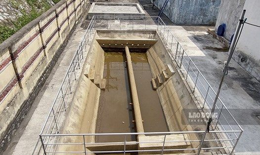 Nhà máy nước tại huyện Mường Chà, tỉnh Điện Biên đang cạn kiệt nguồn nước.