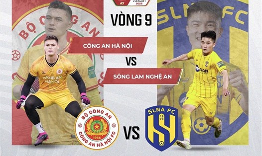 Công an Hà Nội gặp Sông Lam Nghệ An tại vòng 9 V.League 2023