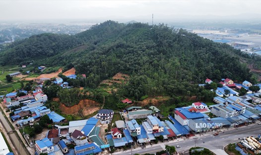 Huyện nông thôn mới Phú Bình (Thái Nguyên) đang triển khai nhiều dự án khu dân cư mới cùng hạ tầng đồng bộ (trong ảnh là khu vực xây dựng khu dân cư xã Điềm Thuỵ). Ảnh: Nguyễn Tùng