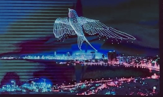 Điểm mới của Festival biển Nha Trang - Khánh Hoà là hàng nghìn drone sẽ tạo hình tỏa sáng giữa biển trời Nha Trang. Ảnh: Phương Linh