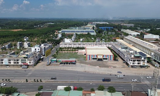 Khu dân cư Phước Thái nằm trên Quốc lộ 51, phường Tam Phước, TP Biên Hoà, tỉnh Đồng Nai. Ảnh: Hà Anh Chiến