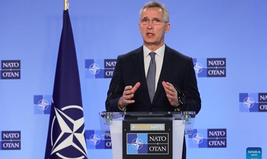 Tổng thư ký NATO Jens Stoltenberg dự kiến rời chức vụ vào tháng 9.2023. Ảnh: Xinhua