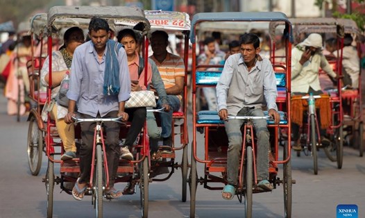 Ấn Độ hiện là nước đông dân nhất thế giới. Ảnh: Xinhua