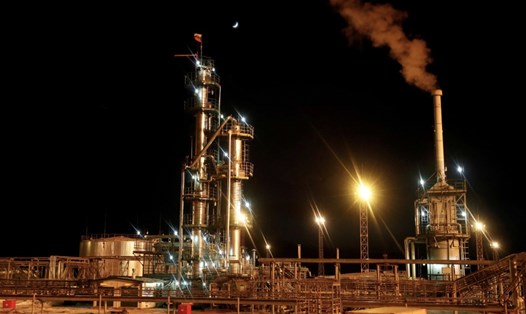 Nhà máy diesel ở mỏ dầu Yarakta, thuộc sở hữu của Công ty Dầu mỏ Irkutsk (INK), ở vùng Irkutsk, Nga. Ảnh: Xinhua