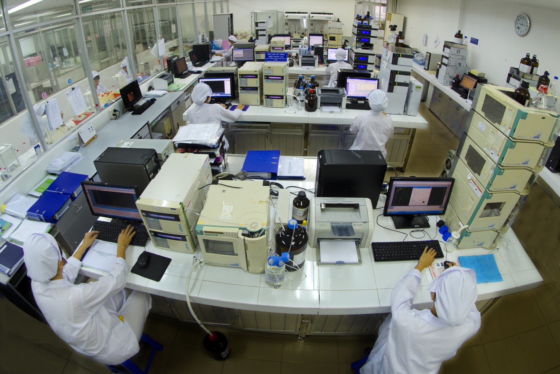 Hoạt động sản xuất của Công ty Cổ phẩn Dược Hậu Giang. Ảnh: Công ty cung cấp