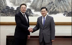 Ngoại trưởng Trung Quốc tiếp tỉ phú Elon Musk ở Bắc Kinh