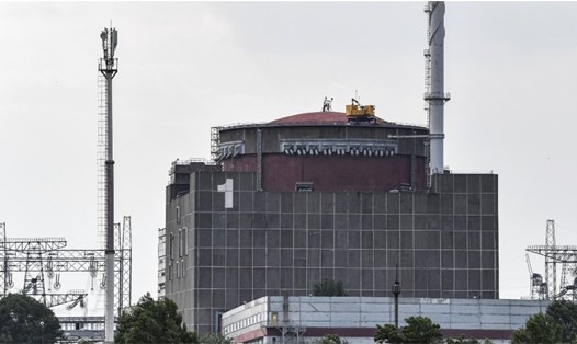 Nhà máy điện hạt nhân Zaporizhzhia ngày 19.5.2023. Ảnh: Sputnik