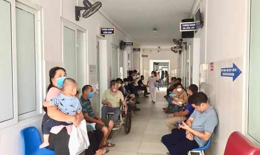Những ngày cao điểm nắng nóng, Bệnh viện đa khoa tỉnh Cao Bằng có gần 1.000 lượt người đến thăm khám. Ảnh: Bệnh viện Cao Bằng.