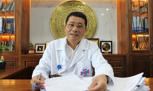 GS Lê Văn Quảng - Giám đốc Bệnh viện K. Ảnh: Thùy Linh