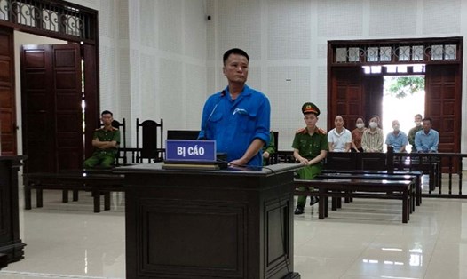 Bị cáo Hoàng Ngọc Trường tại tòa. Ảnh: CA Quảng Ninh