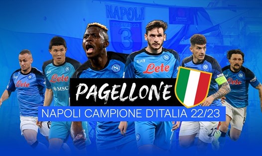 Napoli giành chức vô địch Serie A 2022-2023 một cách thuyết phục. Ảnh: Eurosport