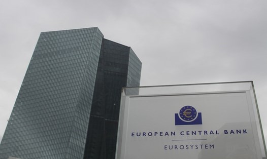 Trụ sở ECB ở Frankfurt, Đức. Ảnh: Xinhua