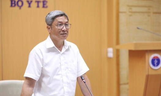 Thứ trưởng Bộ Y tế Nguyễn Trường Sơn. Ảnh: TTXVN