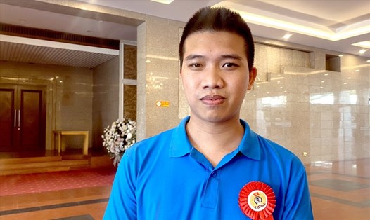 Anh Nguyễn Văn Dương - một trong 100 công nhân lao động được nhận danh hiệu Công nhân giỏi Thủ đô năm 2023. Ảnh: Mai Quý