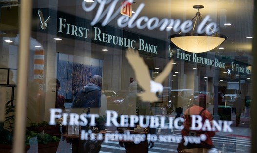 First Republic Bank là ngân hàng Mỹ thứ ba phá sản trong vòng 7 tuần. Ảnh: Xinhua