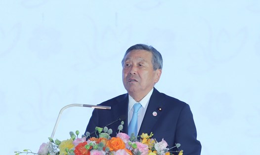 Ông Hayashi Motoo - Tổng Thư ký Liên minh nghị sĩ hữu nghị Nhật Bản - Việt Nam. Ảnh: Minh Hoàng