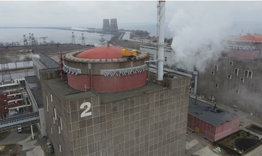Nhà máy điện hạt nhân Zaporizhzhia năm 2022. Ảnh: Sputnik