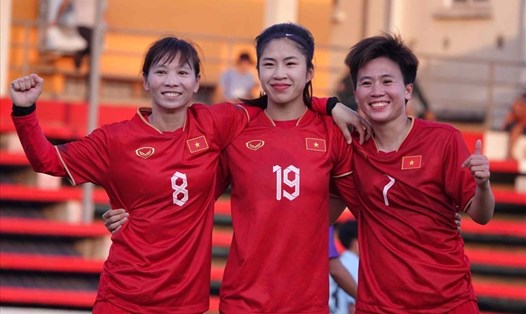 Tuyển nữ Việt Nam chạm trán Philippines ở lượt trận cuối cùng bảng A SEA Games 32. Ảnh: Nguyễn Đăng