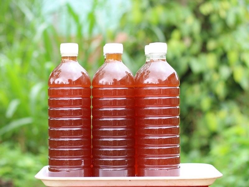 Ngoài cung cấp lượng đường cần thiết, mật ong tự nhiên còn có nhiều tác dụng cho sức khỏe. Ảnh: Nhật Minh