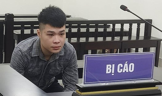 Nguyễn Huy Hoàng - bị cáo chở sát thủ chém lìa chân ông H. Ảnh: Việt Dũng