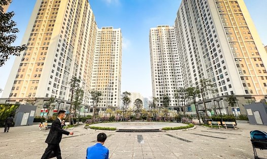 Hà Nội đặt chỉ tiêu hoàn thành 6,965 triệu mét vuông sàn nhà ở năm 2023. Ảnh: Hải Nguyễn
